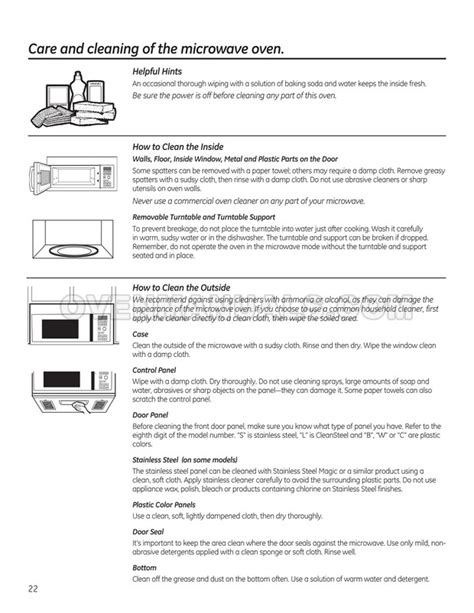 ge adora series oven manual